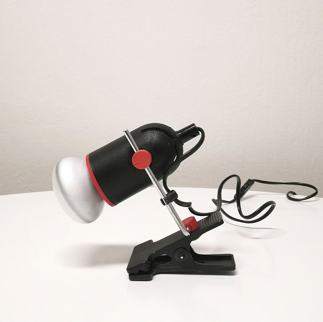 Vintage clip-on wall light/spotlight