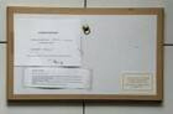 Aquarelle Christian Gaudin encadré certificat Guérande marais Salants