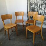 Set de 4 chaises bistrot Thonet