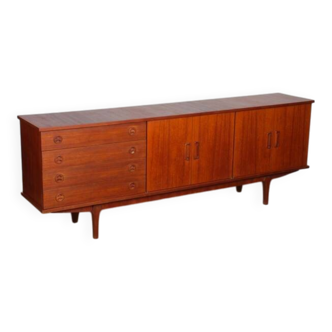 Enfilade scandinave en teck datant des années 1960