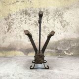 Vintage Brutalist Magazine Rack