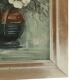 Vintage Flowers Still Life Amateur Painting Framed Signed