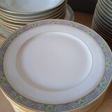 Table service 83 pieces Lions of faience Limoges