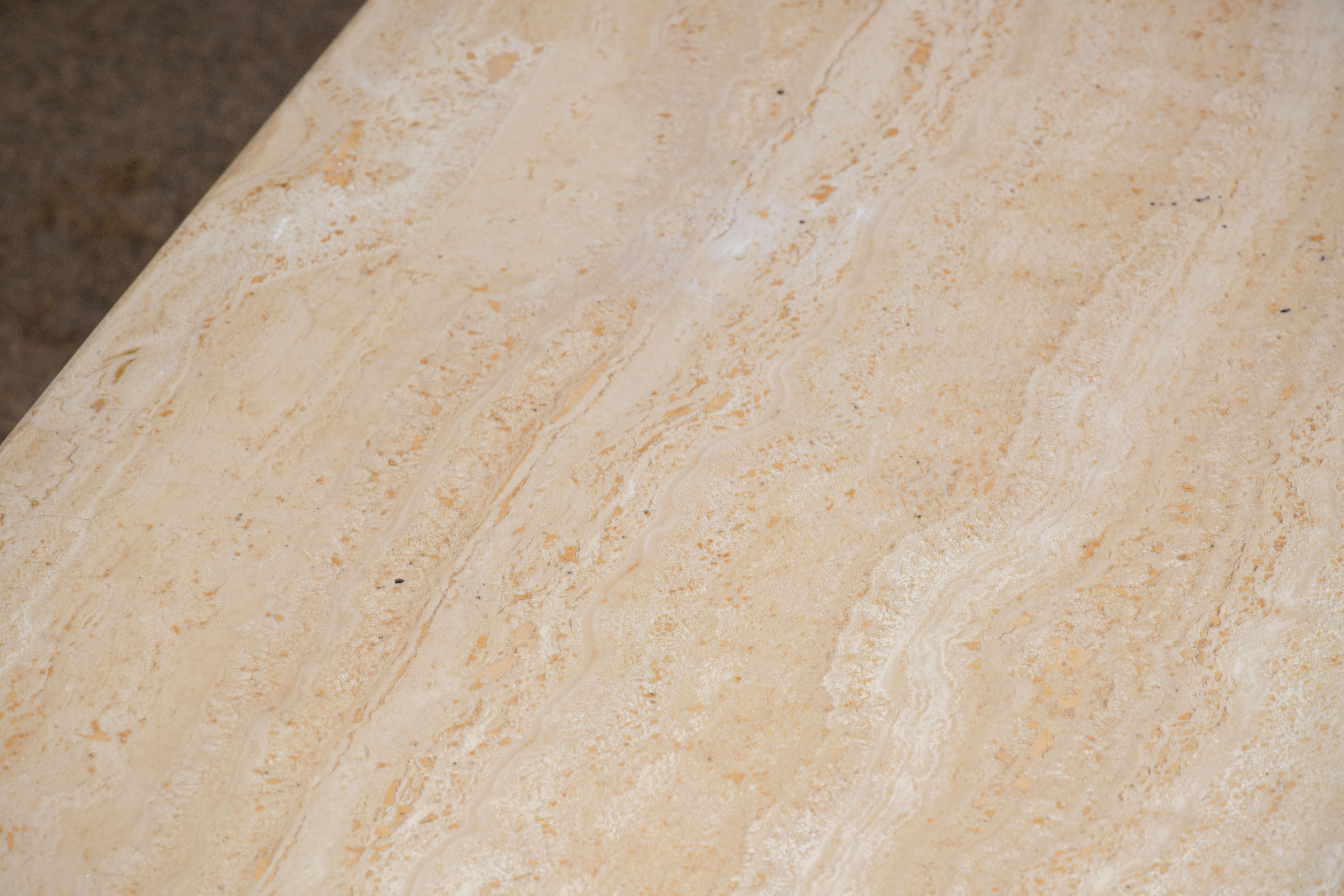 Coffee table Vintage Design Travertine – 134 cm