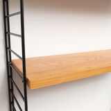 1960s wall unit in ash, Nisse Strinning for String