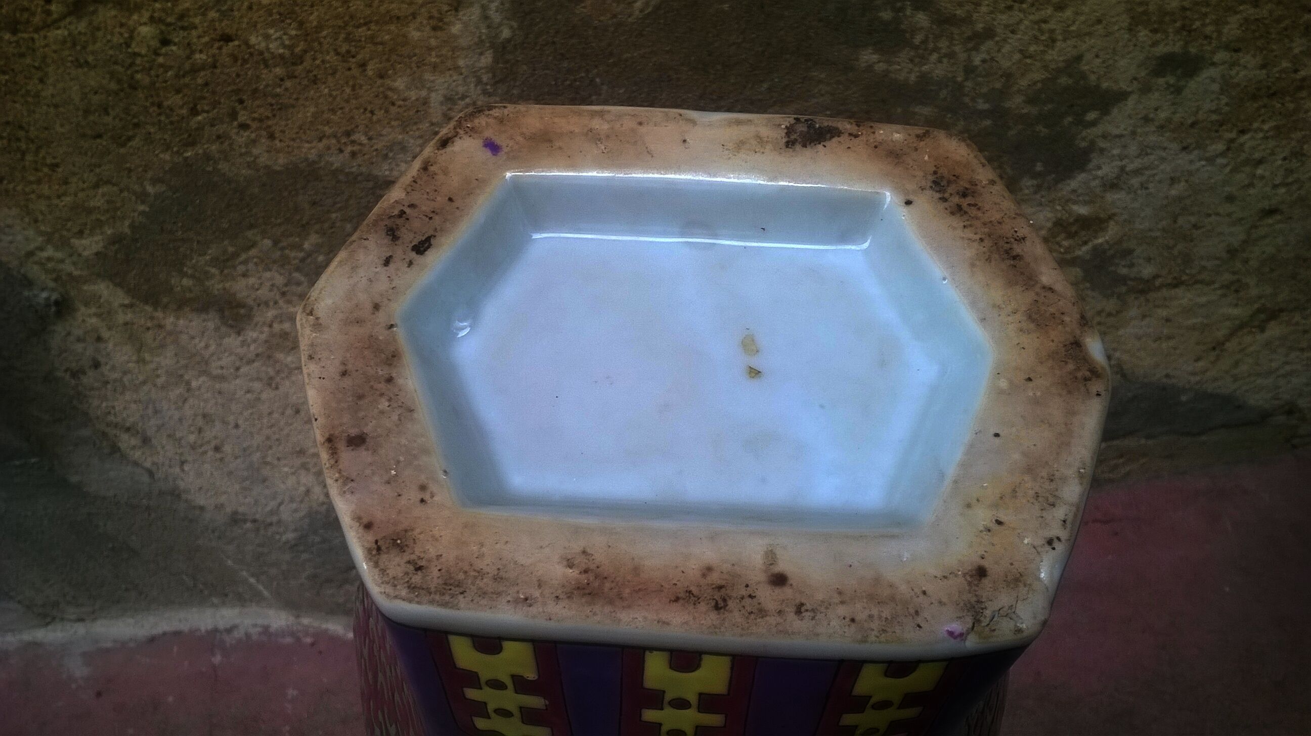 Asian vase "to birds"