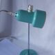 Turquoise blue articulated lamp