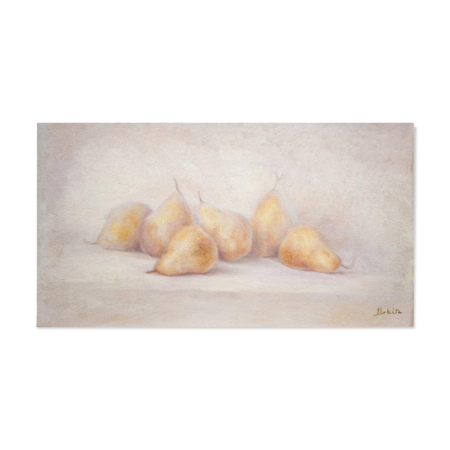 Oil paint with paint. Contemporary winery.