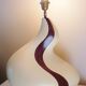 Large table lamp, Louis Drimmer, 70s/80s design, free-form ceramic
