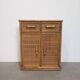 Vintage chest of drawers in rattan and bamboo.