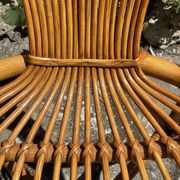 Vintage rattan armchair