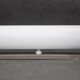 1930s Bauhaus tubular wall light, chrome & creamy glass, Czechoslovakia