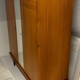 Vintage wardrobe with compass feet from the 60s