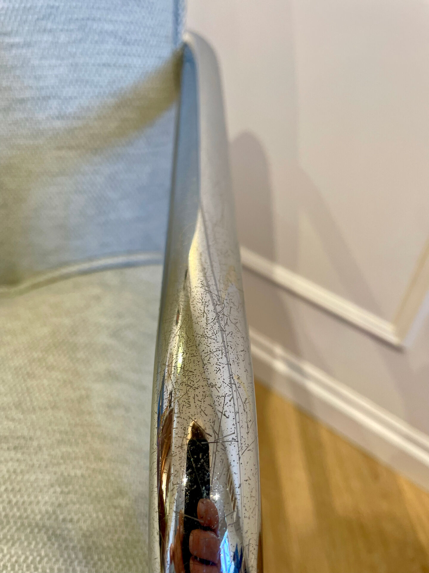 Storm Airborne Armchair - chrome structure - Yves Christin