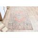 1970s Turkish Oushak Handmade Wool Cotton Brown Runner Rug 108x193