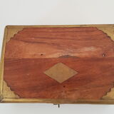 Wooden and brass box