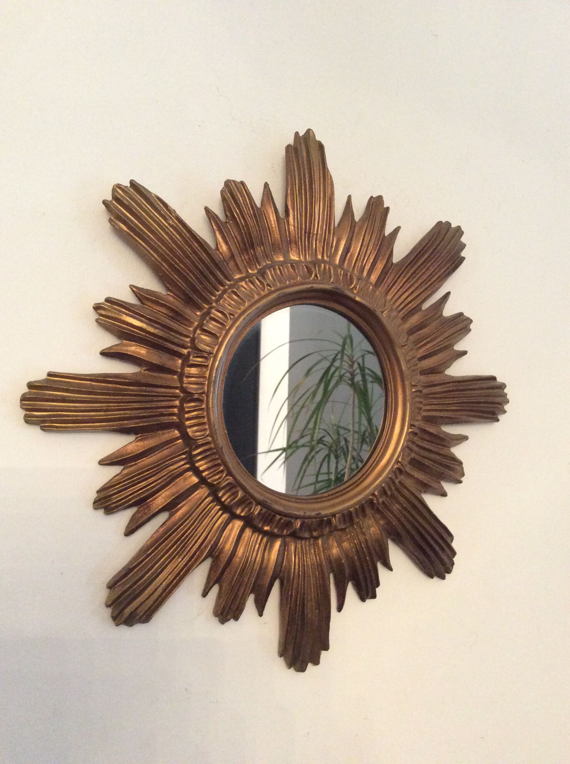 Golden sun mirror of the 70s