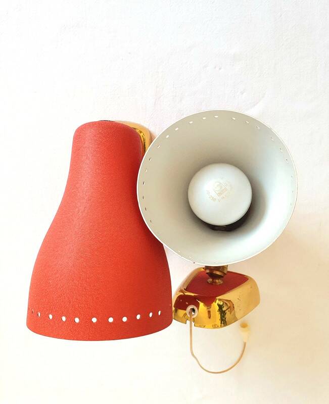 Pair of Lunel wall lights 1960