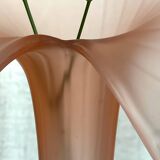 Leonardo vase in pink frosted glass