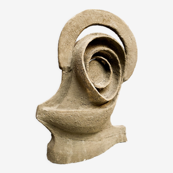 Brutalist ceramic sculpture, ca. 1970’s