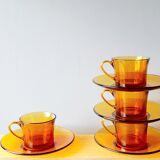 Amber coffee cups 70s