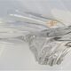 Bowl of fruit Vannes le Chatel Crystal, vintage, 50s, 60