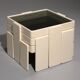 Gianfranco Frattini stacking tables for Cassina – original off-white lacquer