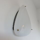 Perspex and expanded metal wall light from the 50s and 60s