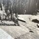 Old XXL black and white mountain photography