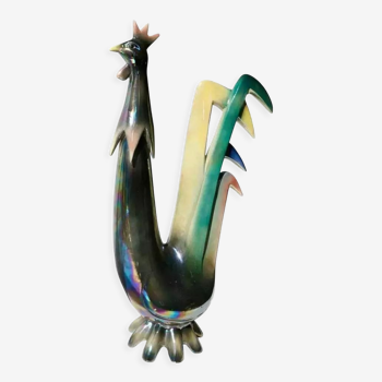 Coq céramique par jema rooster années 1950