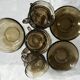 Arcoroc smoked glass coffee service