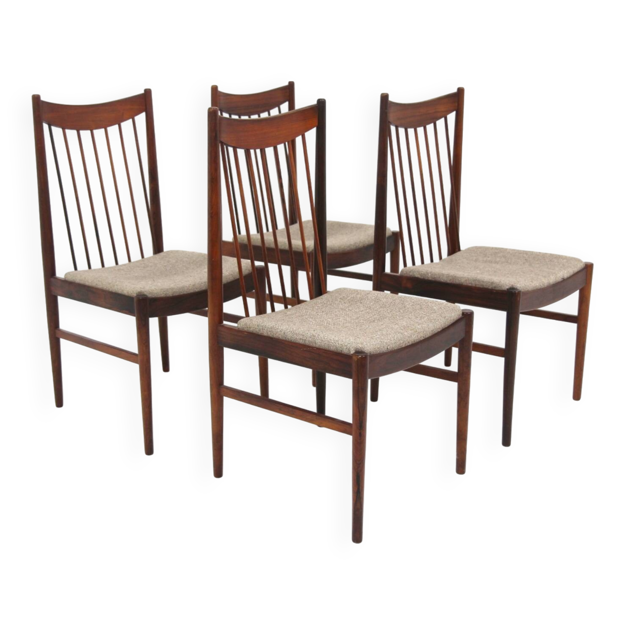 Set of 4 Scandinavian chairs "Model 422", Arne Vodder, Sibast Furniture, Denmark, 1960