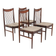 Set de 4 chaises scandinave "Model 422", Arne Vodder, Sibast Furniture, Danemark, 1960