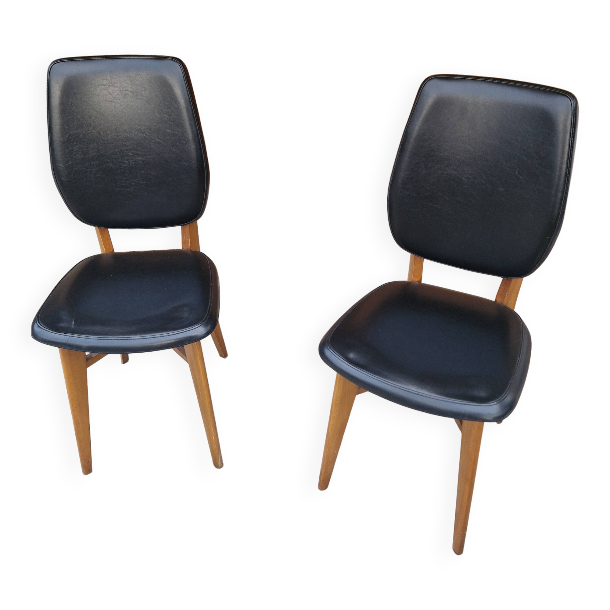 Paire de chaises scandinaves