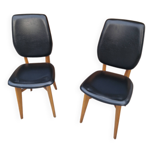 Paire de chaises scandinaves