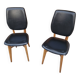 Paire de chaises scandinaves