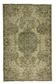One-of-a-kind turkish handwoven vintage rug - rustic vintage charm 202x 126 cm