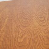 Table à manger ronde restaurée par Villy Schou Andersen / chêne / design danois moderne des années 1960 / 1970