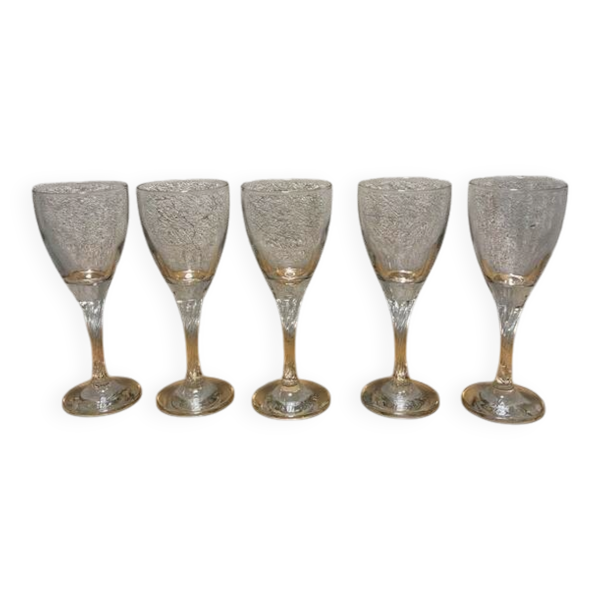 Verres à vin vintage