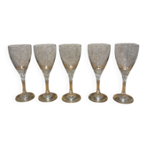 Verres à vin vintage