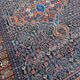 Senneh handmade ancient Persian Oriental carpet 102x139 cm