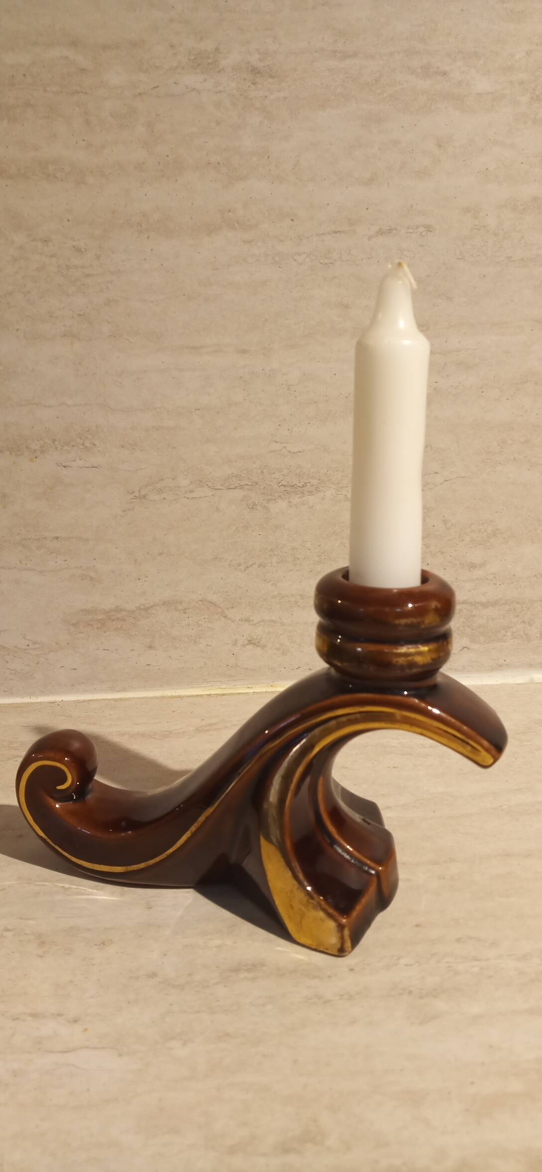 Art Deco candle holder