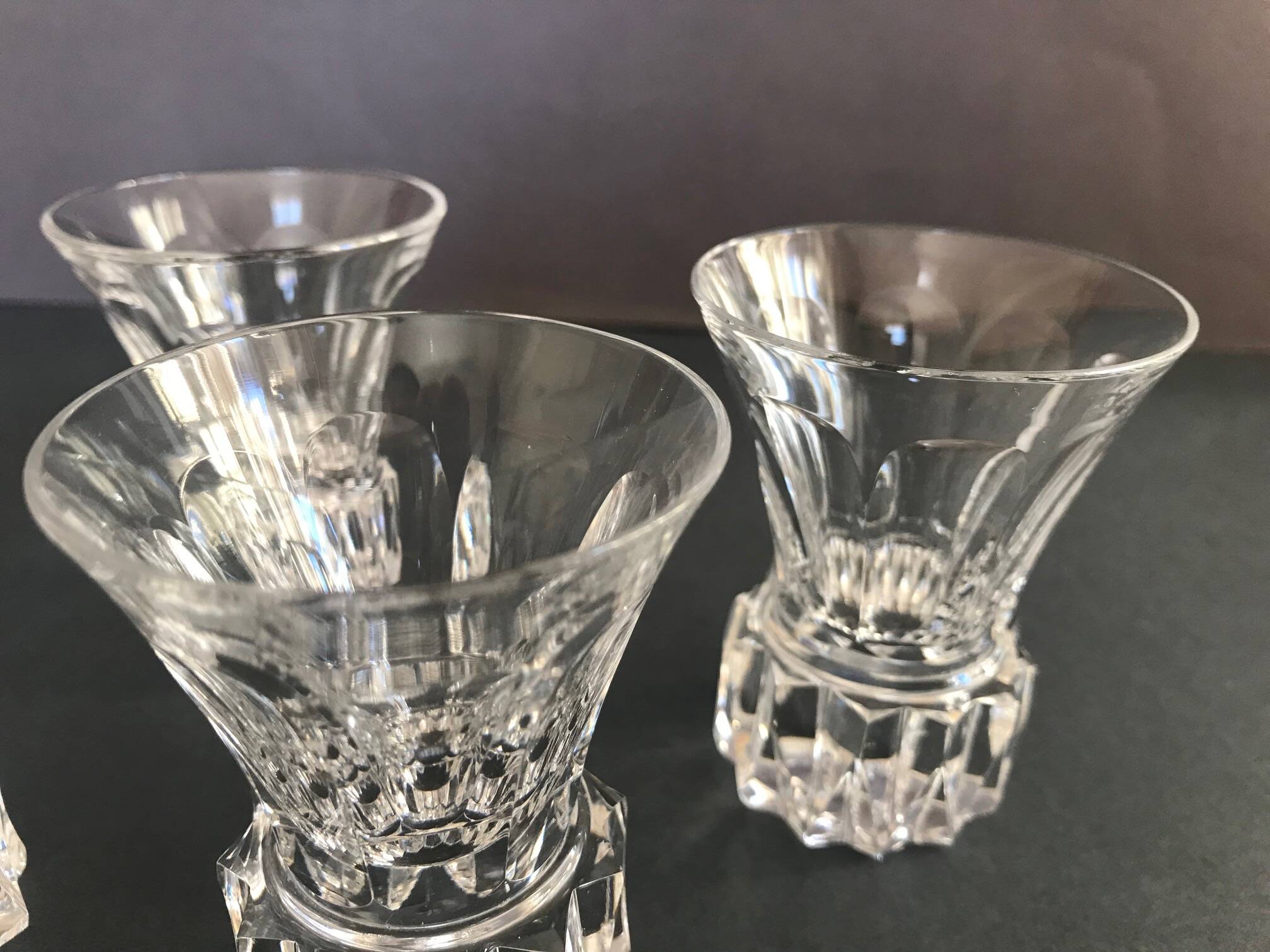 Small Saint Louis cut crystal glasses?