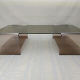 Vintage coffee table by Michel Dumas years 70