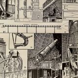 Lithograph on astronomy - 1920