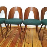 Set of four chairs, designed by A. Suman, Tatra Nabytok, Czechoslovakia, 60s