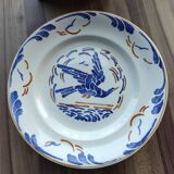 Longwy bird of paradise presentation plate