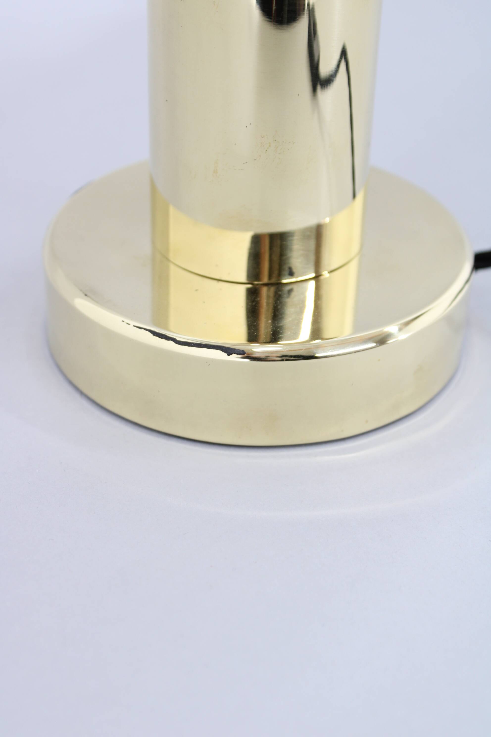 1950s Brass Table Lamp, Denmark