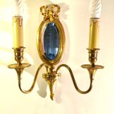 Louis XVI Wall Lamp Mirror Lucien Gau