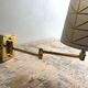 Deschuytener brass articulated wall lamp